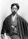 Okakura Kakuzō (岡倉 覚三, February 14, 1862 – September 2, 1913) (also known as 岡倉 天心 Okakura Tenshin) was a Japanese scholar who contributed to the development of arts in Japan. Outside of Japan, he is chiefly remembered today as the author of 'The Book of Tea'.