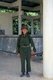 Thailand: Old Kuomintang (KMT) soldier guarding the tomb of Tuan Shi-wen, Doi Mae Salong (Santikhiri), Chiang Rai Province
