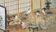 Japan: An informal tea party with two men and four women. Isoda Koryusai, c. 1775